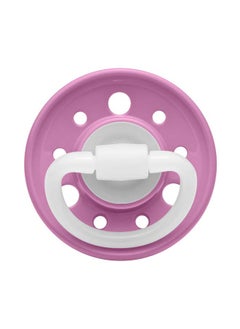 nip Cherry Round Latex Soother, Narrower Round Teat Cherry Shape, Nursing Friendly, Size 2, From 6 Months, Latex, Peach And Pink, Pack Of 2  - Image 3