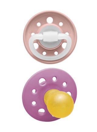 Cherry Round Latex Soother, Narrower Round Teat Cherry Shape, Nursing Friendly, Size 2, From 6 Months, Latex, Peach And Pink, Pack Of 2 - pzsku/Z672481DD78F66463820BZ/45/_/1709126905/85eb6145-3abc-4093-85c0-1ac5fb71ad8c
