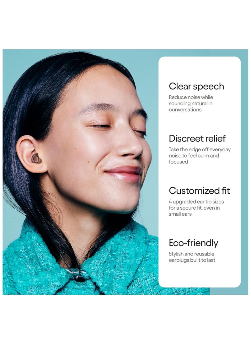 Loop - Loop Engage 2 Ear Plugs – Everyday Noise Relief With Clear Speech for Social Gatherings, Work, Conversation, Parenting & Noise Sensitivity – 16 dB Noise Reduction Earplugs - Image 1