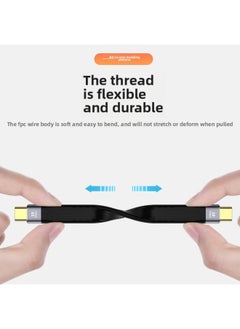 Generic TYPE-C Data Line USB3.2Gen2 Male Turnkey Extended Short Line OTG High-speed Transmission U Disk Converter Charging-Color:Type-C Revolution Type-C Mother -40Gbps-Length:13cm  - Image 5