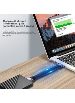 Generic TYPE-C Data Line USB3.2Gen2 Male Turnkey Extended Short Line OTG High-speed Transmission U Disk Converter Charging-Color:Type-C Revolution Type-C Mother -40Gbps-Length:13cm  - Image 4