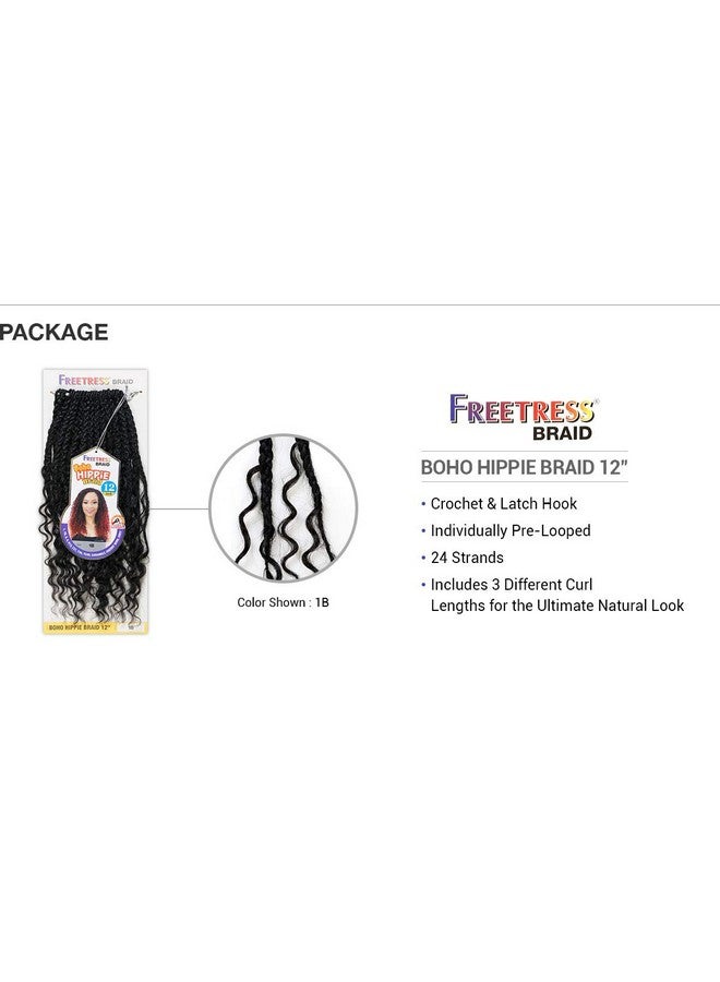 milkyway Freetress Crochet Braids Boho Hippie Braid 12" (5Pack 2) - Image 4