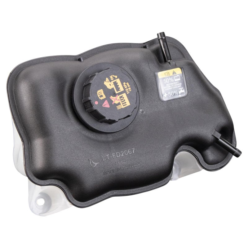 TRQ Radiator Coolant Reservoir Expansion Tank Overflow Bottle Compatible with 20112014 Ford Mustang FO3014120