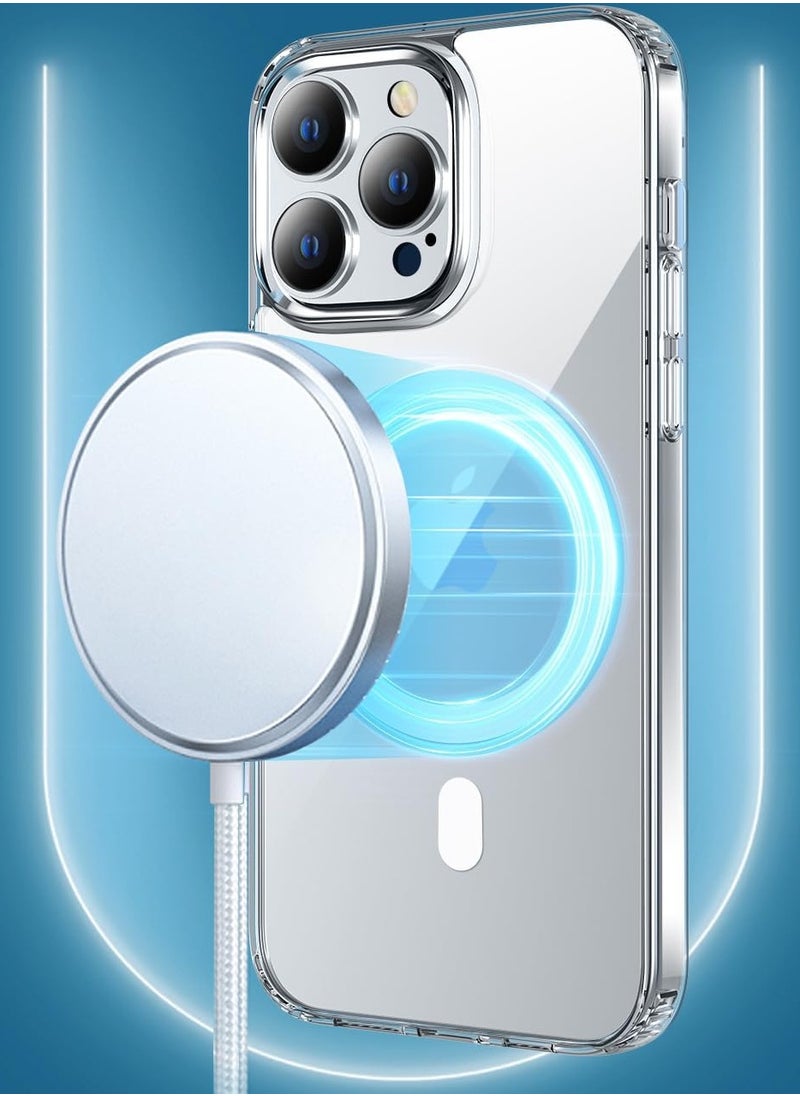 Magsafe Magsafe Case for iPhone 11 Pro Max Magsafe Clear Cover Magnetic Wireless Charging Support, Shockproof Protection, Scratch-Resistant for iPhone 11 Pro Max - Clear  - Image 2