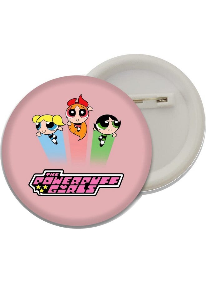 D2c D2C Powerpuff Girls | Animated Design of Cartoons Button Pin Badges for Kids and Girls Bags and Bag packs and Decorative Accessories (Pack of 5) (Multicolour)  - Image 2