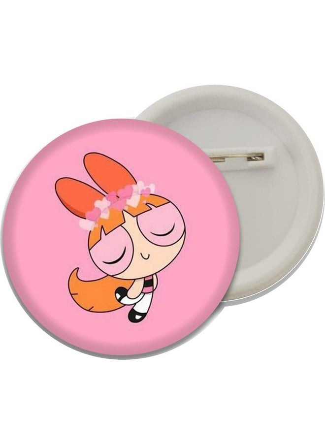 D2c D2C Powerpuff Girls | Animated Design of Cartoons Button Pin Badges for Kids and Girls Bags and Bag packs and Decorative Accessories (Pack of 5) (Multicolour)  - Image 4