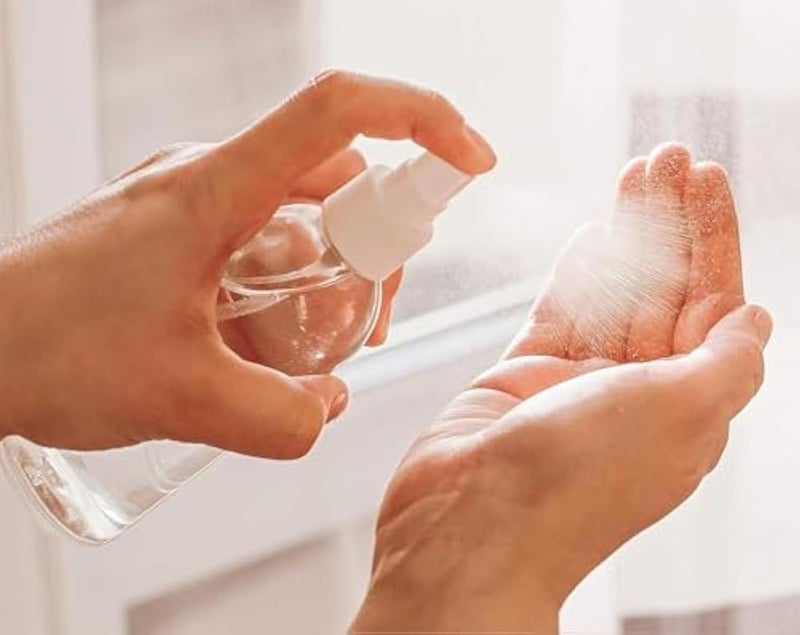 Clear Plastic Empty Bottle Travel Size Set - 4 Piece- Travel Size Bottle Kit Reusable BPA-Free Refillable Leak-Proof Dispensers Sprayers Lotion Shampoo Soap Liquids Makeup Skincare Toiletries - Image 2