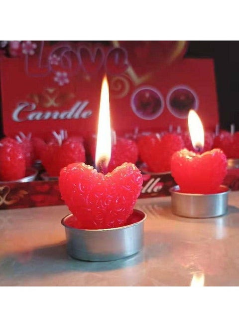 Heart Shape Scented Candle (4 Pieces)