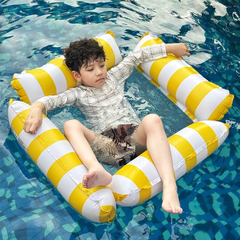 4-Tube Inflatable Floating Lounge for Kids & Adults - Image 1