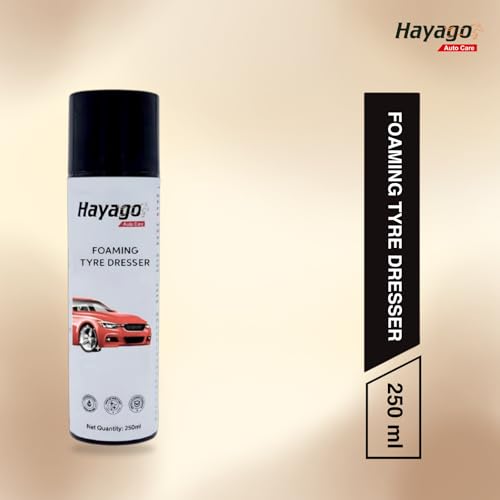 Hayago - Tyre Dresser Aerosol (250ml) | Quick Tyre Shine & Protection | Easy Foam Application - Image 4