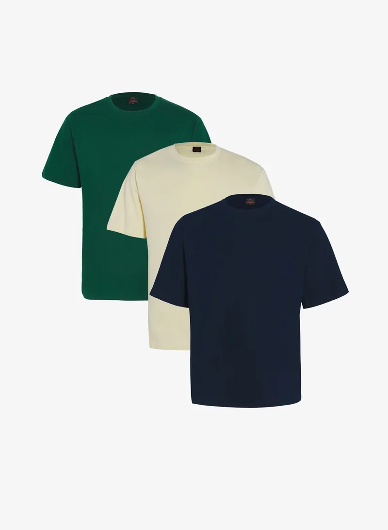 سفنتي فايف بيسيكس عبوة من  تيشيرتات كبيرة الحجم