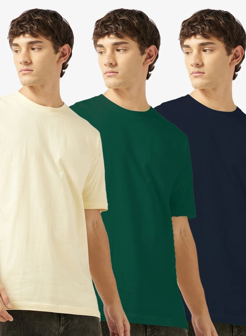 Seventy Five Basics Pack of 3 Oversized T-Shirt