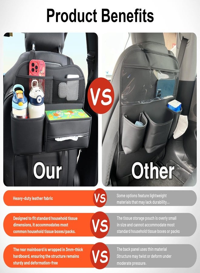Sancaral Car Seat Back Organizer (Black) - Image 3