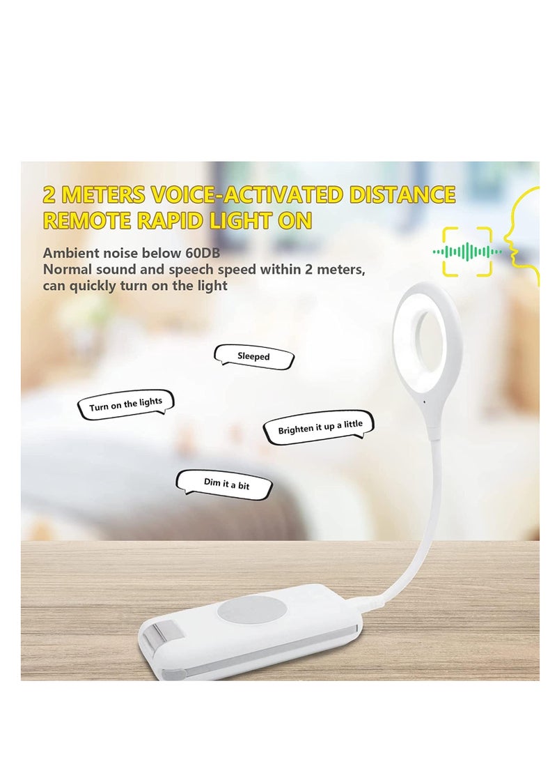 Generic - USB noise control lamp portable mini LED reading lamp with flexible goose neck for Rana store power bank - Image 1