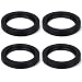 Mr. Yellow Cap Mr Yellow Cap 4pcs Universal Gas Can Spout Gaskets Gas Can Gaskets For 5 Gallon Plastic Gas Cans ORing Gas Rubber Fuel Can Seals Replacement Compatible with Wedco Scepter Midwest More - Image 2