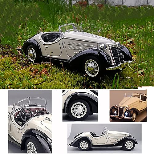 DARVICE 132 Diecast Metal car Classic Vintage Toy Car for Kids Light Sound Pullback Openable Door - Image 5