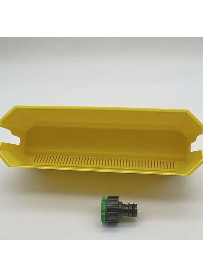 Yellow Paint Roller Cleaner with Ergonomic Handle Efficient Paint Coating Removal Tool - Image 3