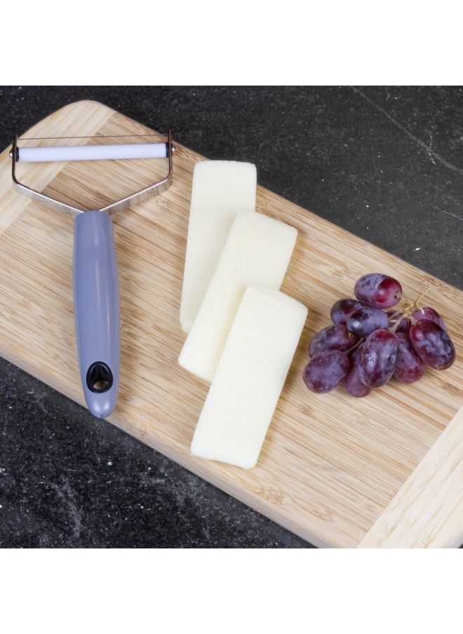 Chef Craft - Chef Craft Select Plastic Handle Cheese Slicer, 7 inches in length 3.5 inch stainless steel wire, Gray - Image 1