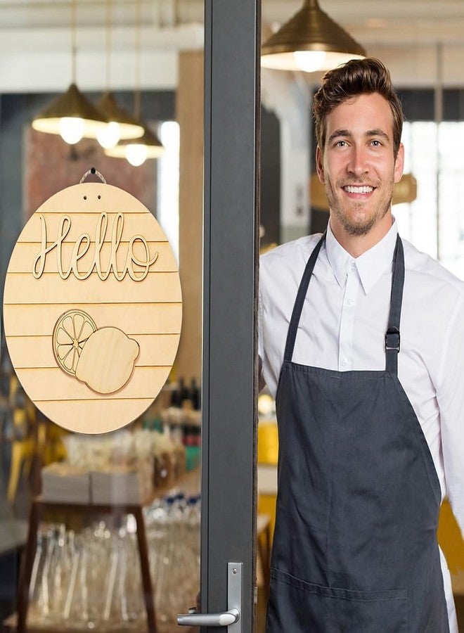 كيسيو لوحة ترحيب موسمية قابلة للتبديل من KESYOO، مصنوعة من الخشب غير المكتمل، تُعلق على باب المنزل الأمامي، وتُستخدم كلوحة جدارية ريفية لتزيين المنازل في المهرجانات. - Image 3