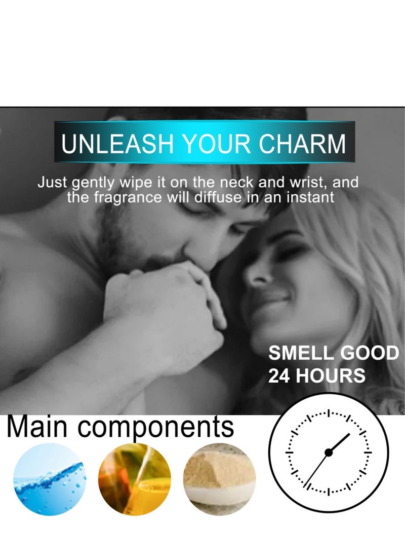 NORTH MOON - Pheromone Roll-on Massage Essence Ambient Fragrance For Men and Women 2-Pcs - Image 1