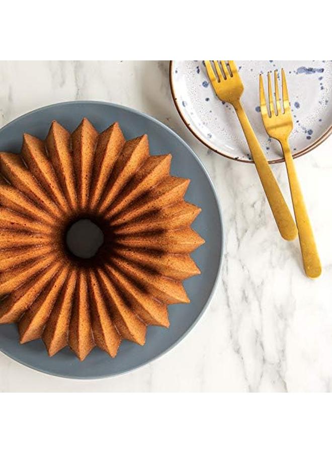 نورديك وير مقلاة بوندت ذهبية لامعة مقاس واحد - Image 2