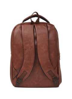STORYTELLER Faux Premium Vegan Leather Finish Laptop Backpack 20" Sleek Elegance and Modernity design  - Image 4