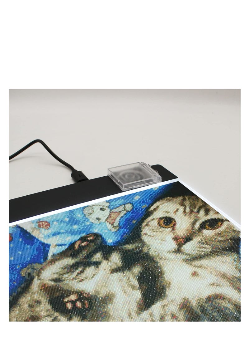 SYOSI - 2PCS Diamond Painting Accessories Light Pad Switch Cover, Diamond Art Light Pad Touch Button Protector Cover for Light Pad, Light Table, Lightbox for Tracing, Light Board, Diamond Art Supplies Tools - Image 1