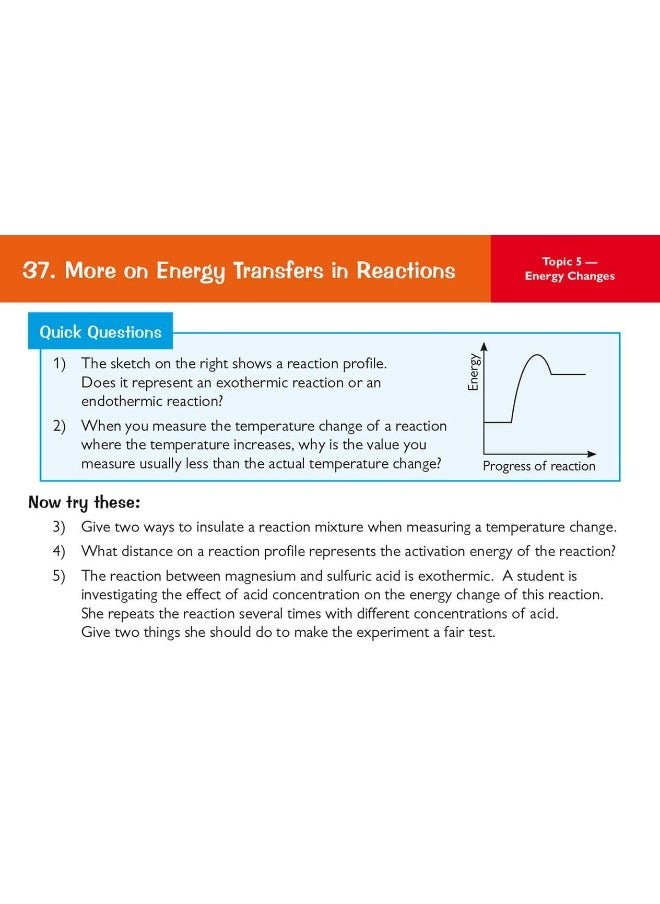 null - GCSE Combined Science AQA Revision Question Cards: All-in-one Biology, Chemistry & Physics - Image 1
