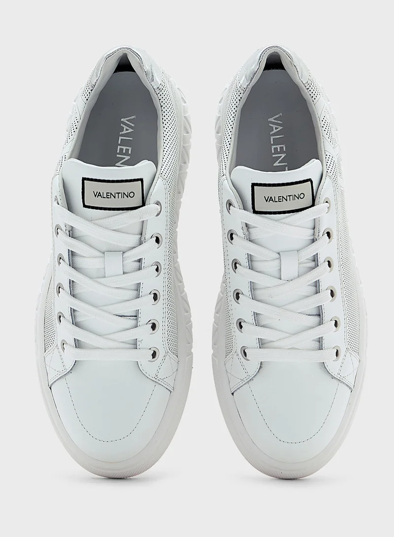 VALENTINO BY MARIO VALENTINO Lace Up Low Top Sneakers
