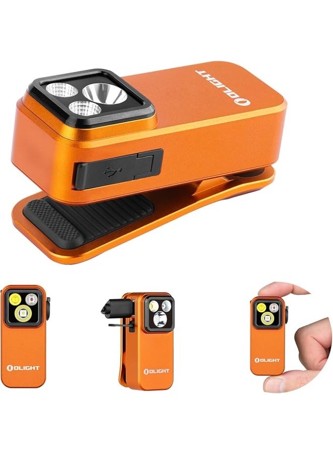 أولايت مصباح يدوي بدون استخدام اليدين باللونين الأحمر والأبيض - Image 1