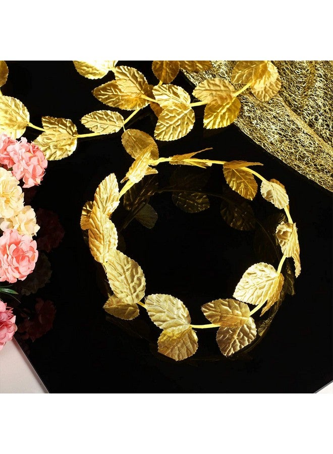 Canlierr Gold Laurel Crown Headband, 12 Pieces Halloween Costume Headpiece, Lightweight Greek Goddess Headband, Quality Knitted Fabric Material, for Men Women Toga Party Decoration Accessories - Image 4