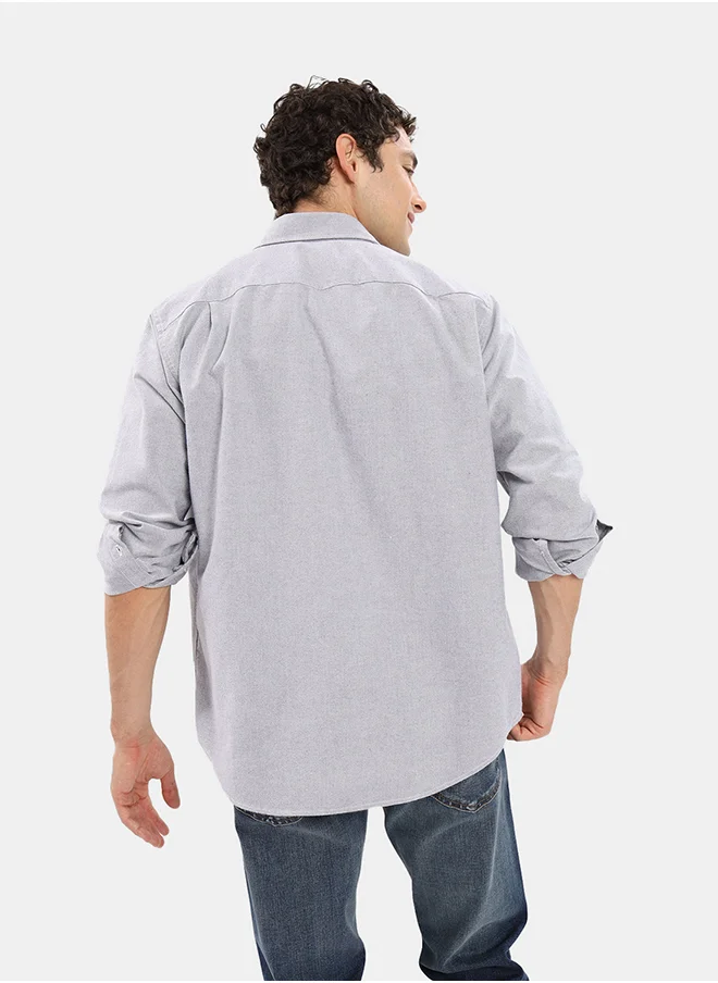 American Eagle Pocket Detail Button Down Shirt