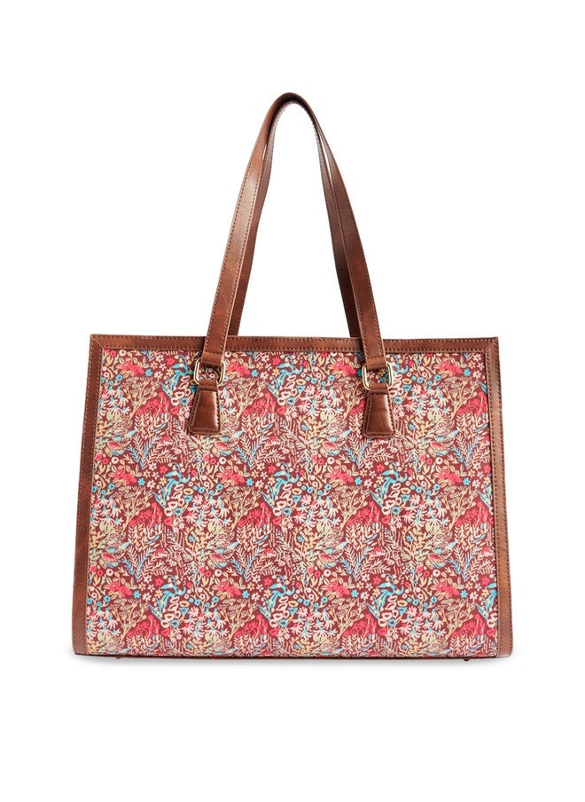 Chumbak Teal by Chumbak Rainforest Office Tote - Image 4