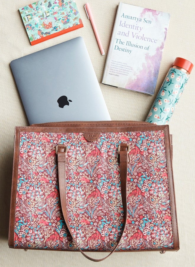 Chumbak Teal by Chumbak Rainforest Office Tote - Image 1
