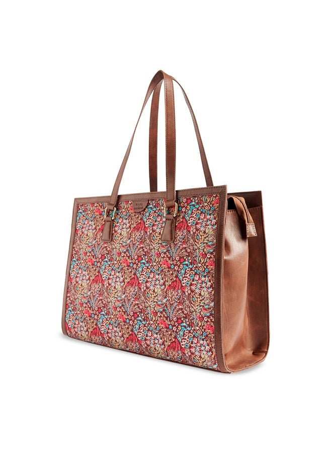 Chumbak Teal by Chumbak Rainforest Office Tote - Image 3