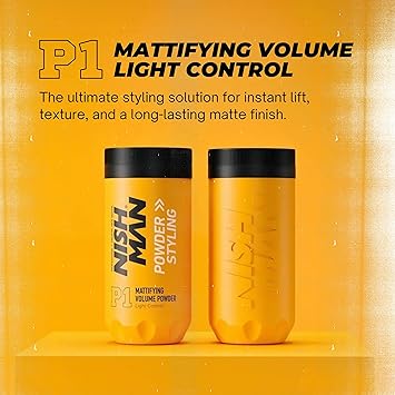 NISHMAN بودرة تصفيف الشعر NISHMAN P1 للتحكم في الحجم الخفيف 20 جرام - Image 2