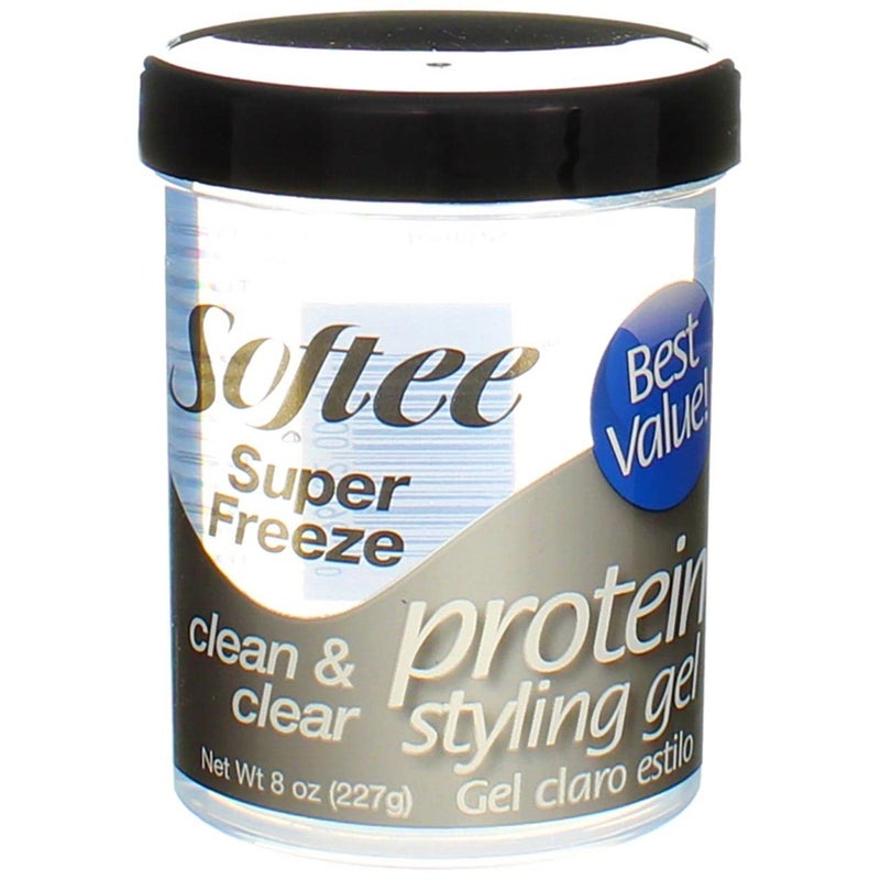 Softee Protein Super Freeze Hair Styling Gel, 8 Ounce - Image 4