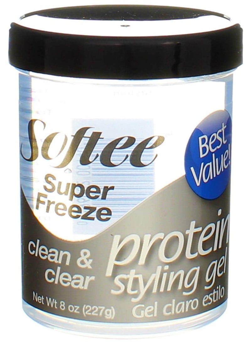 Softee Softee Protein Super Freeze Hair Styling Gel, 8 Ounce  - Image 1