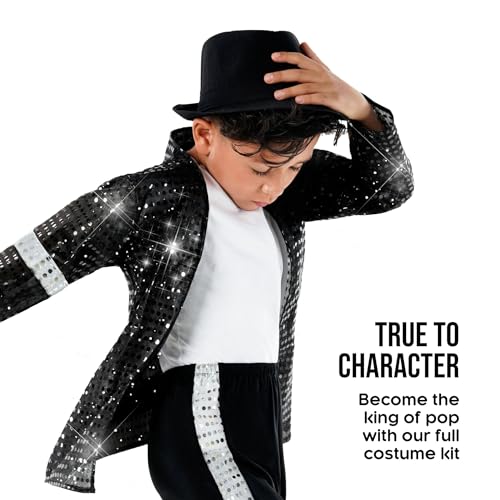 Morph Popstar Costume for Kids, 80s Disco Outfits for Boys, Retro Costume Boys, 80s Party Wear, Halloween Costumes for Kids, Medium - Image 5