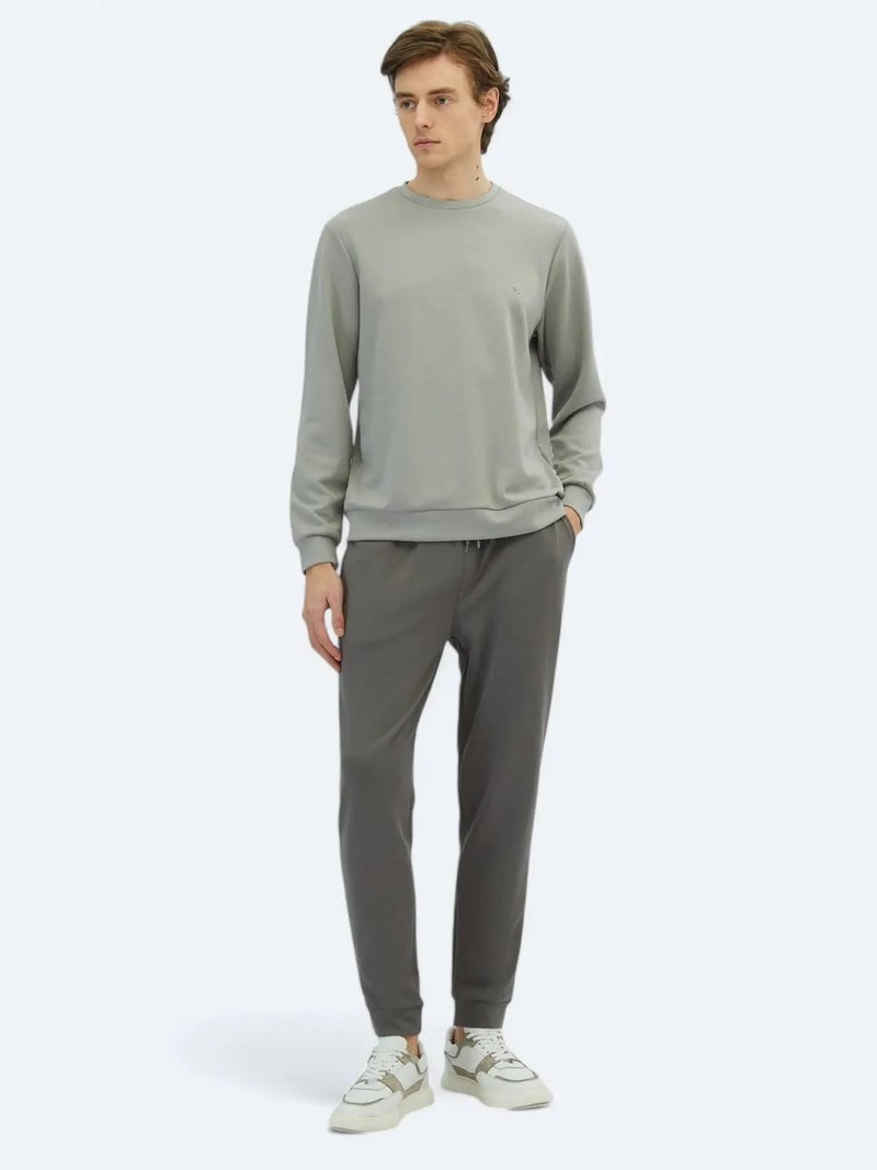 Kip Grey Crew Neck Sweatshirt - Image 3