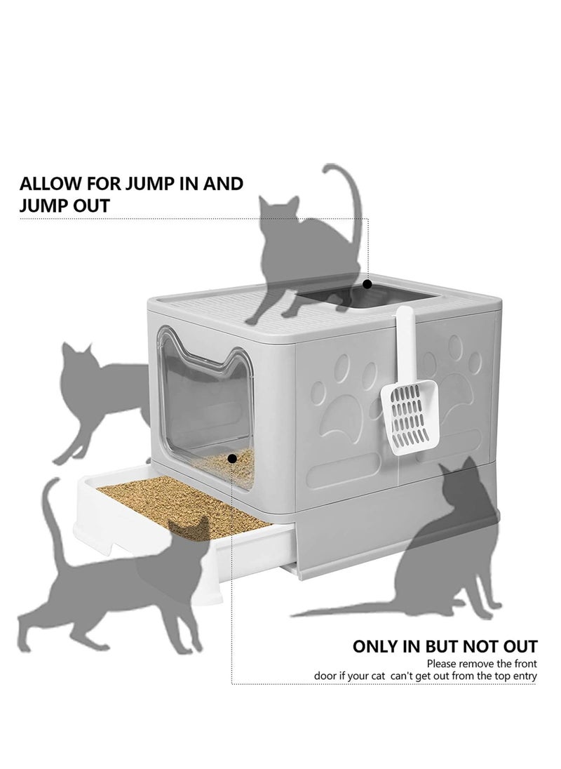 Generic Cat litter box with two-way folding drawer,  - Image 2