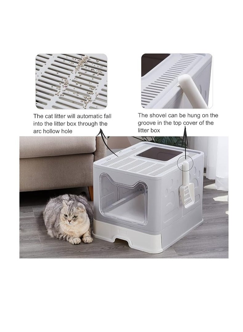 Generic Cat litter box with two-way folding drawer,  - Image 5
