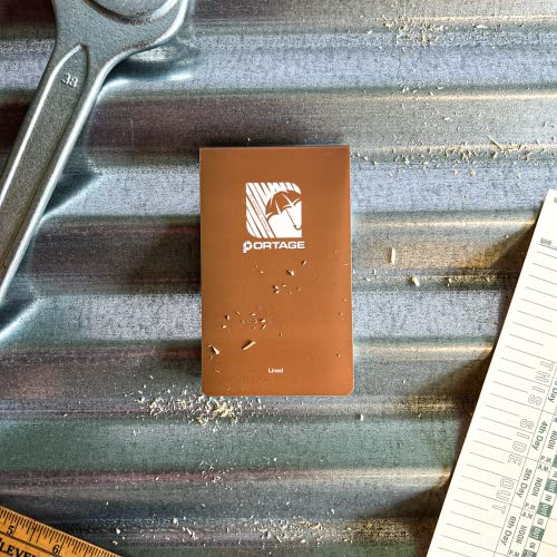 Portage Notebooks - 4 Pack Waterproof Notebook, Made From Recycled Stone Waste, Small Notepad, All Weather Notebook, Write in any Weather - 3x5 In, 40 Lined Sheets, Variety 4 Pack - Image 5