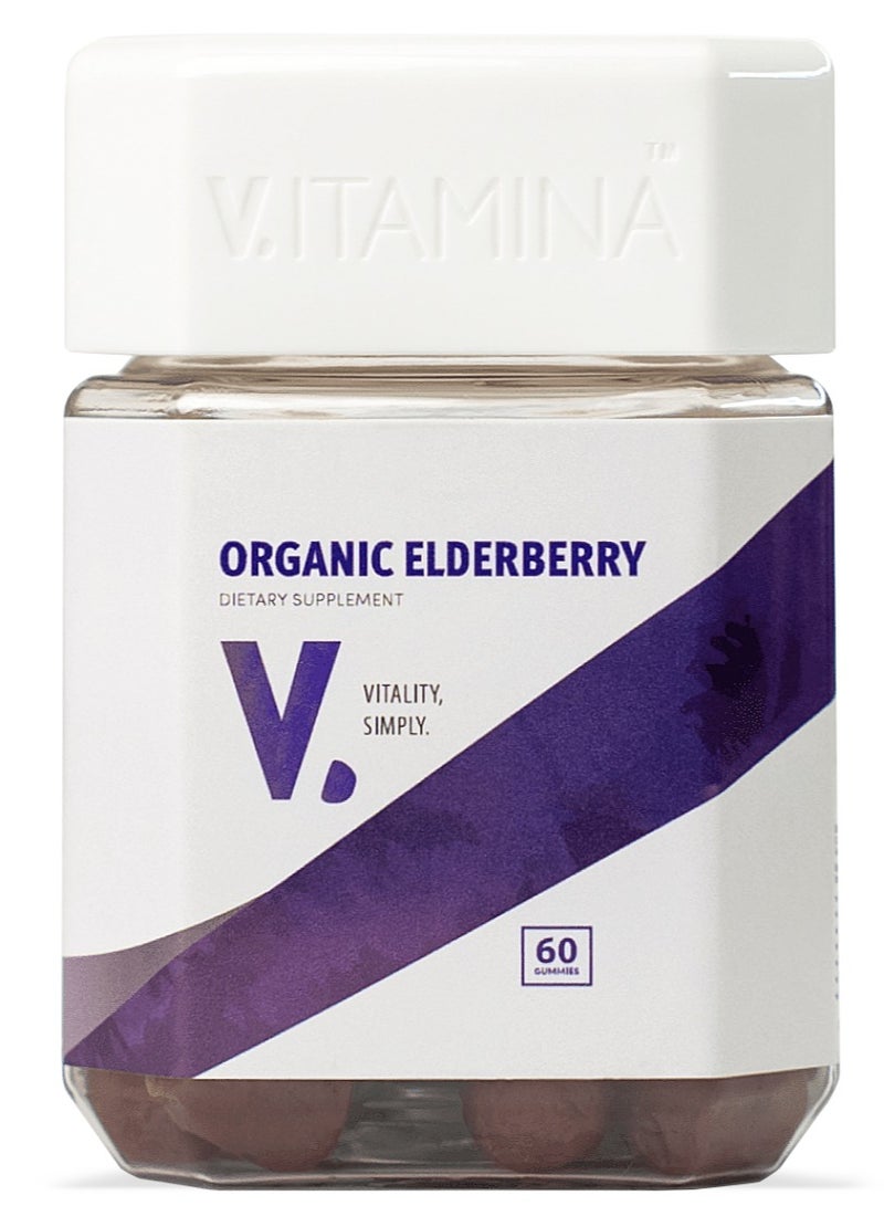 VITAMINA Organic Elderberry Dietary Supplement - Image 1