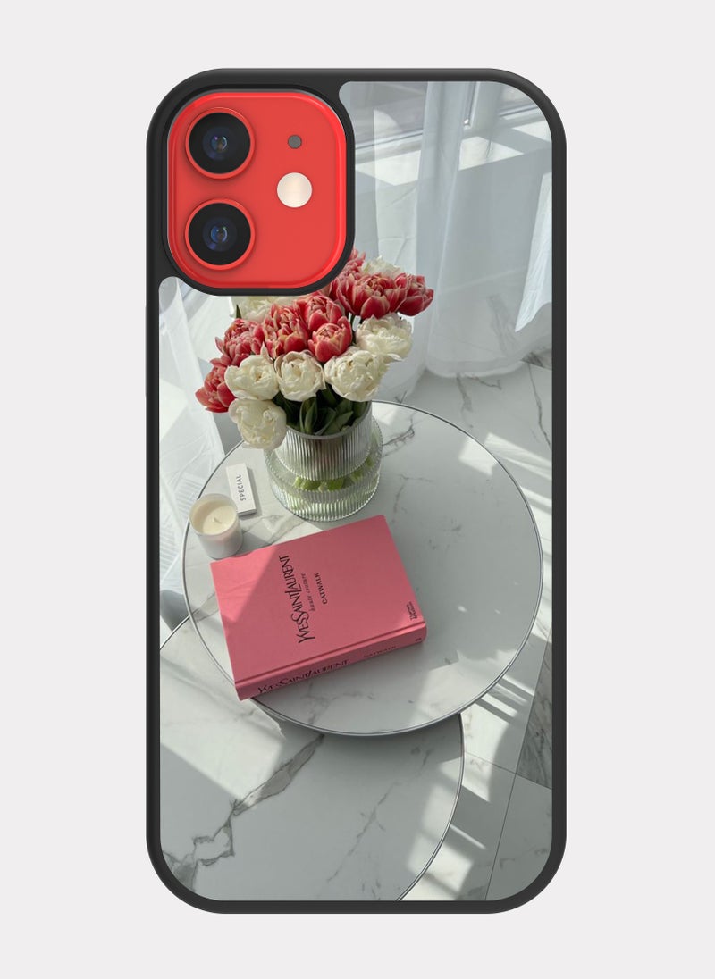 PXLAAT iPhone 12 Mini case cover Yves Saint Laurent - Image 1