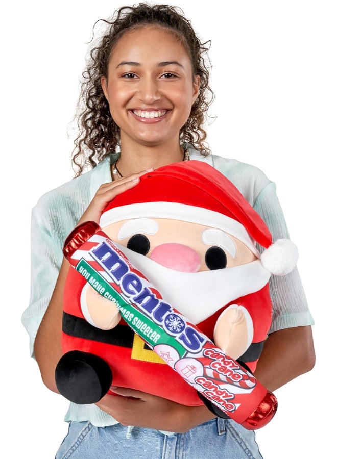 Snackles 14 inch Plush Christmas Edition Santa Claus & Mentos by ZURU - Image 2