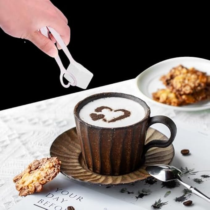 Bukela Sweet Tongs 6 Pcs Mini Serving Stainless Steel Sugar Heart Sugar Silver Ice Cube Tong Small Lemon Tongs For Food Sweets Bread Cake Tea Coffee Bucket Kitchen Wedding Party - Image 5