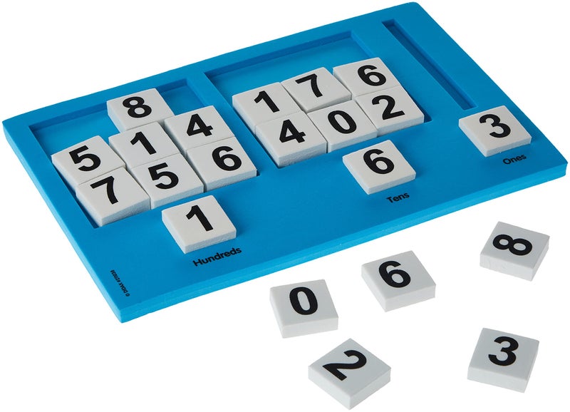 Didax Educational Resources Base Ten Place Value Frame, Multicolor, 8 x 14.5 x 5 in (211038) - Image 1