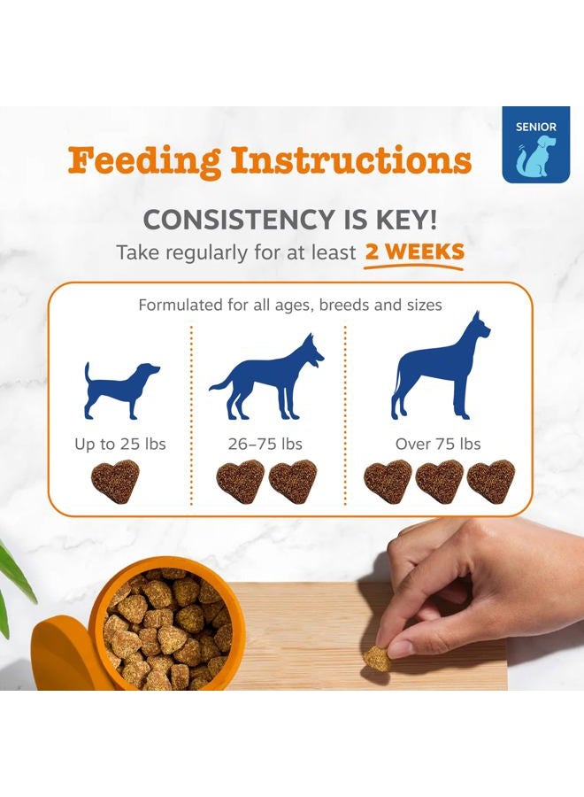 Zesty Paws مكملات متعددة الوظائف للكلاب - دعم المفاصل الجلوكوزامين والكوندرويتين مع البروبيوتيك لصحة الأمعاء والجهاز المناعي - Image 4