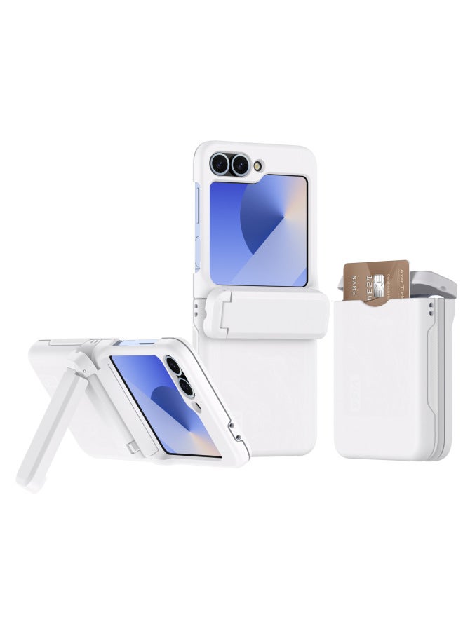 For Samsung Mobile Phone Case Spring Hinge Magnetic Bracket Full Transparent Drop-resistant Protective Cover Multiple Models Available